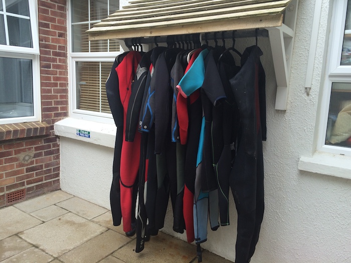 wet suit storage